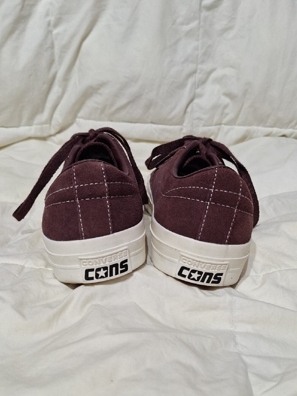 Converse Unisex Sneakers In Suede Burgundy Coloring - Picture 4 of 10